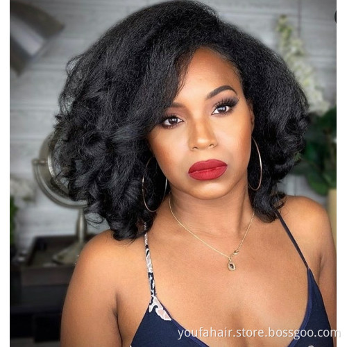 Wholesale Raw Unprocessed Virgin Funmi Curly Super Double Drawn Human Hair Extensions Closures Cuticle Aligned Remy Hair Bundle
